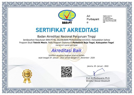 D3 Teknik Mesin