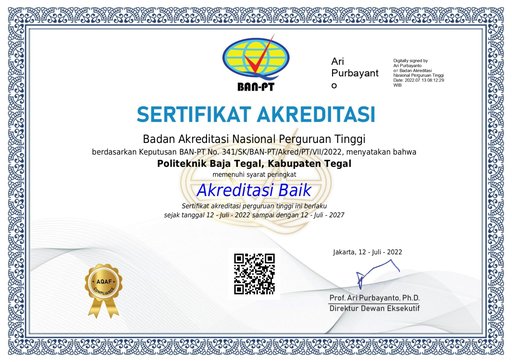 Akreditasi Institusi (PBJT)