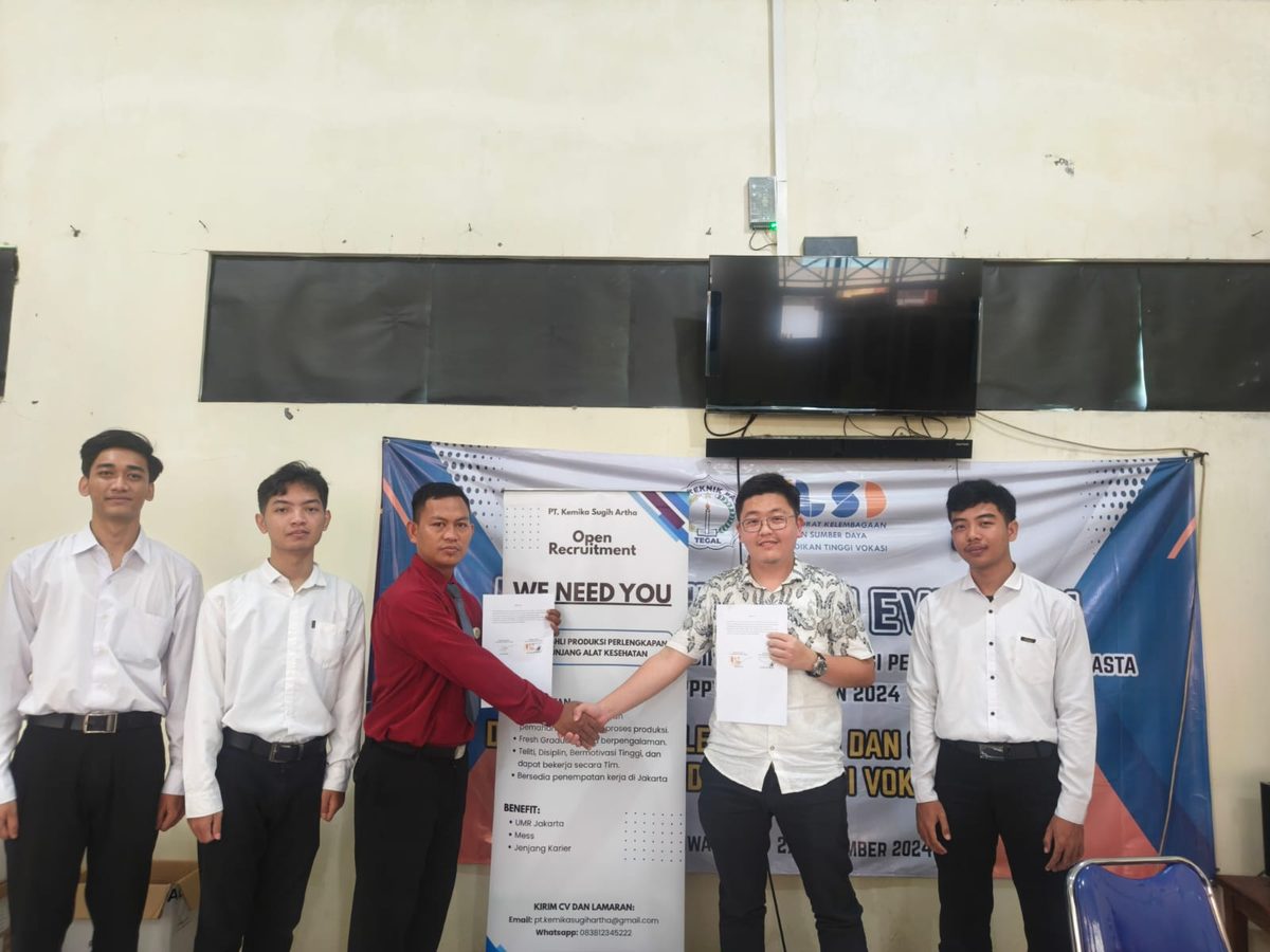 Politeknik Baja Tegal Resmi Bekerja Sama dengan PT Kemika Sugih Artha